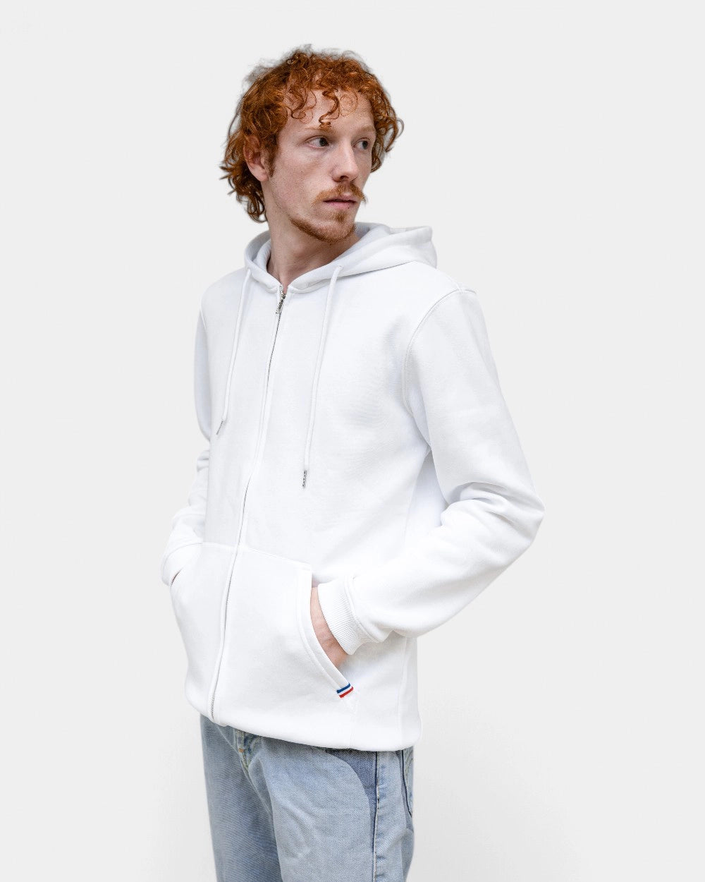 Sweat zippé pour homme Made in France à personnaliser - 1